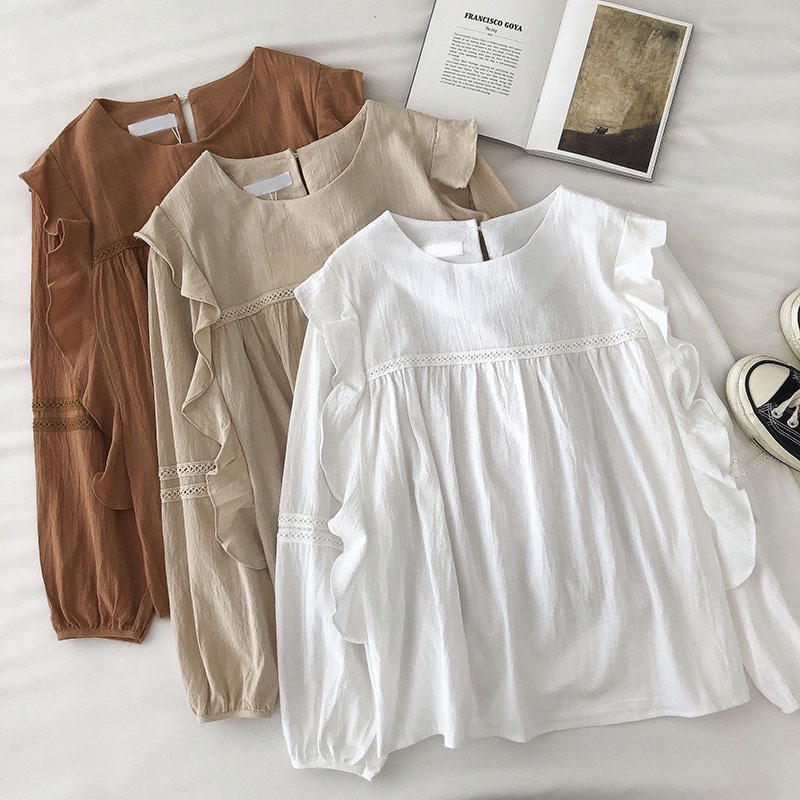 Blouse wanita jeju Blouse Saka Blouse crinkle blouse Blouse korean style Blouse terbaru Blouse korea