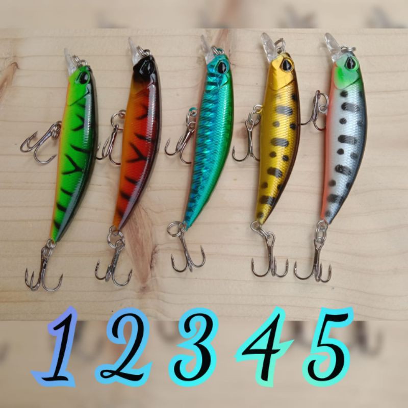 Minnow Sinking 4 gram 6,8 mm Umpan Casting Killer Anti Boncos Terlaris jadi ingat Duo Ryuki exsodus