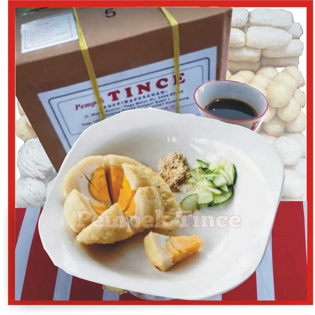 

Pempek Tince Paket 4 Kapal Selam Besar - Palembang Asli
