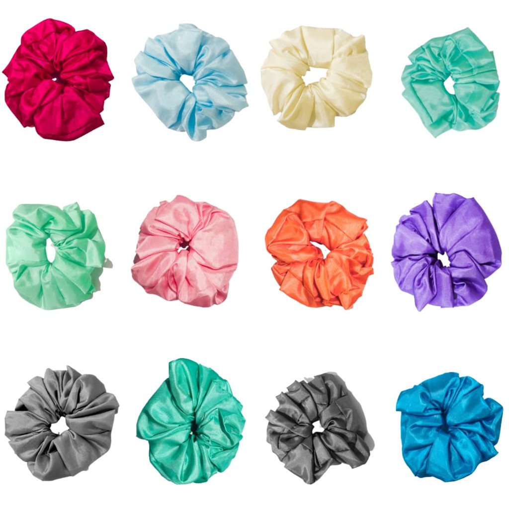 Vinztstore - Ikat Scrunchie Jumbo Cepol Hijab Ikat Rambut Cepol Ukuran Jumbo Hijab Warna TERMURAH