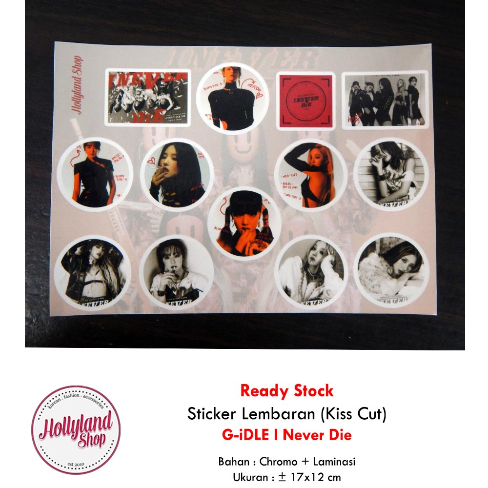 

Sticker Lembaran G-iDLE GIDLE i-DLE Unofficial