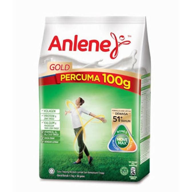 

Toko-Susu-Olahan- Susu Anlene Gold 1.1Kg Malaysia Orang Tua / Low Fat High Calsium Milk -Sehat-