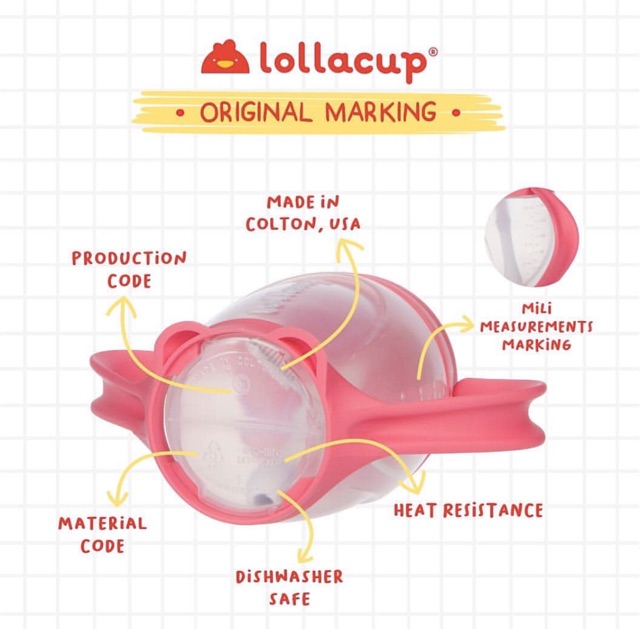 Lollaland lollacup straw sippy cup