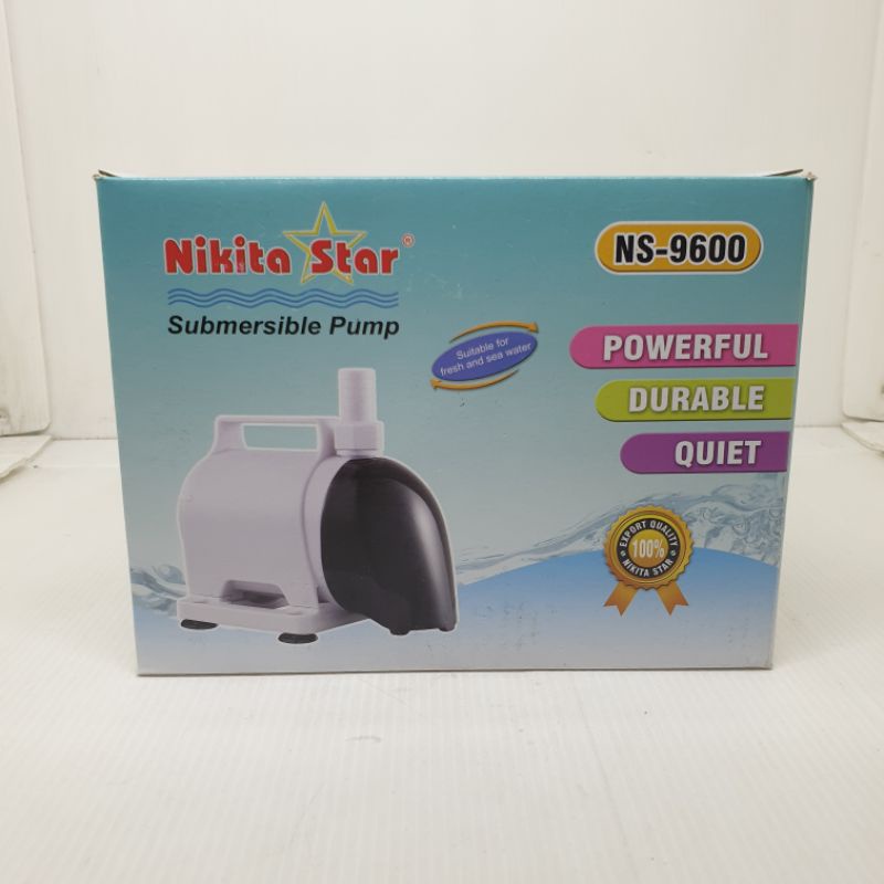 pompa Nikita Star NS 9600 NS9600 pompa celup kolam ikan hidroponik