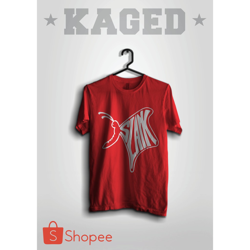 KAOS BAND SLANK KAOS SLANK KAOS SLANKERS KAOS SLANK KUPU KUPU LIAR #WARNAMERAH