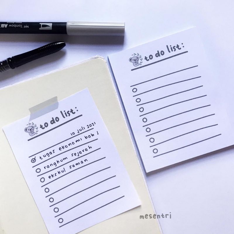 

Mesentri - Memo Pad To Do List