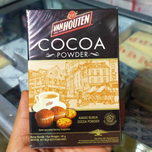 

COKLAT COCOA BUBUK POWDER VANHOUTEN 45 90 180 GR