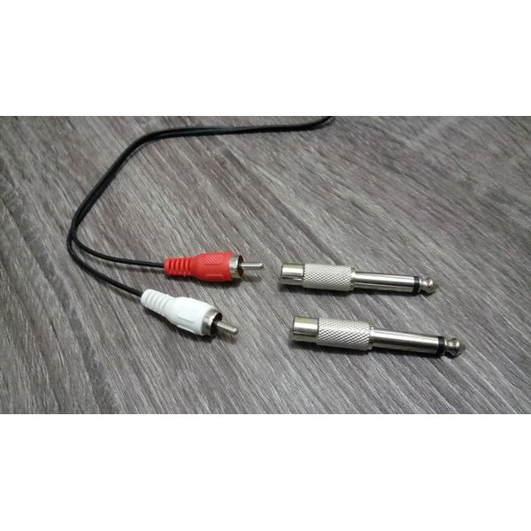 Jack besi rca to Akai jek cd ke mic jack besi converter mono sambungan rca Jack cover sound