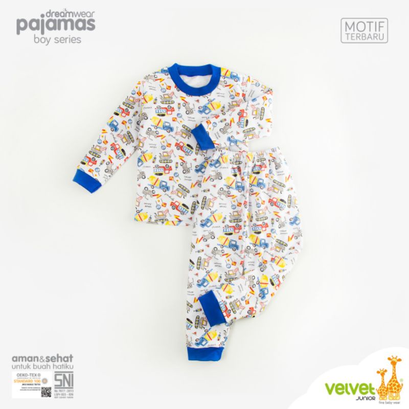 Cielo Cars  Panjang" Dreamwear Boy (1 stel ) Velvet Junior