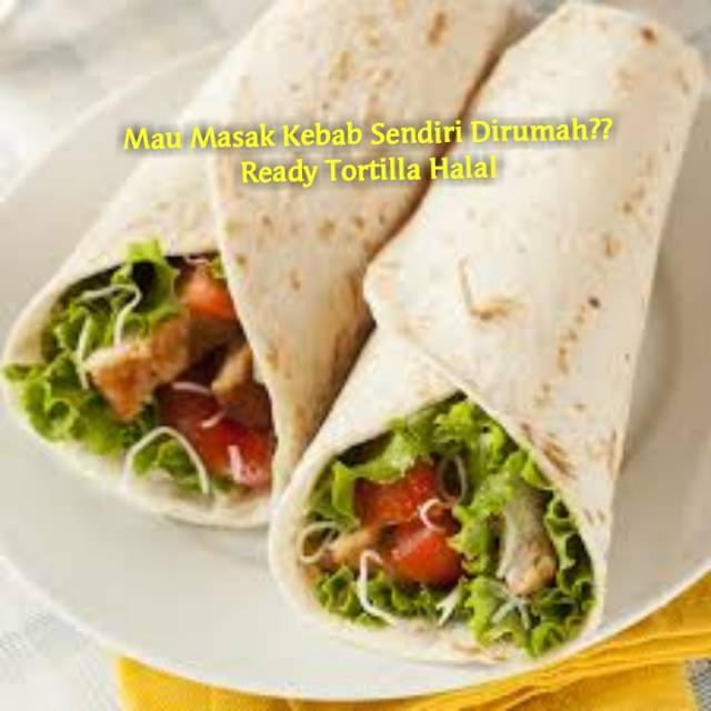 tortilla kebab 20cm tortila murah halal isi 10 lembar nachos tacos kulit kebab tortila .