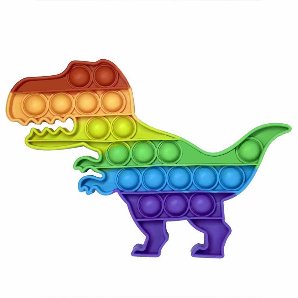 [HH] MAINAN ANAK POP IT RAINBOW UNICORN AMONG US MURAH / KIDS TOY BUBBLE POP ITS FIDGET PUSH POPIT DADU PENGHILANG STRESS-DINO RAINBOW