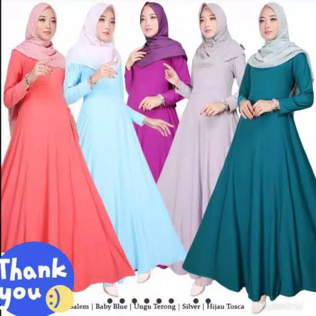 GAMIS JERSEY POLOS TEBAL BUSUI