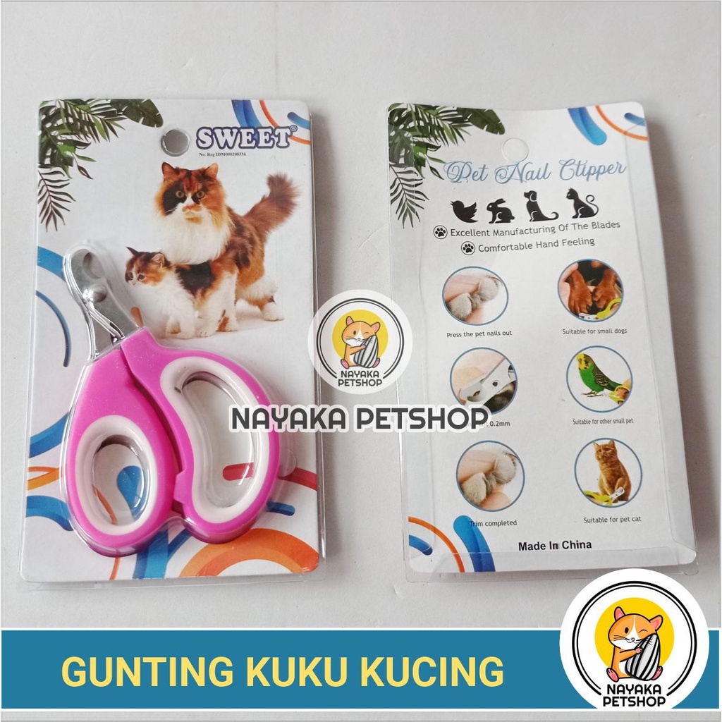 Gunting Kuku Kucing Murah Potong Kuku Kelinci