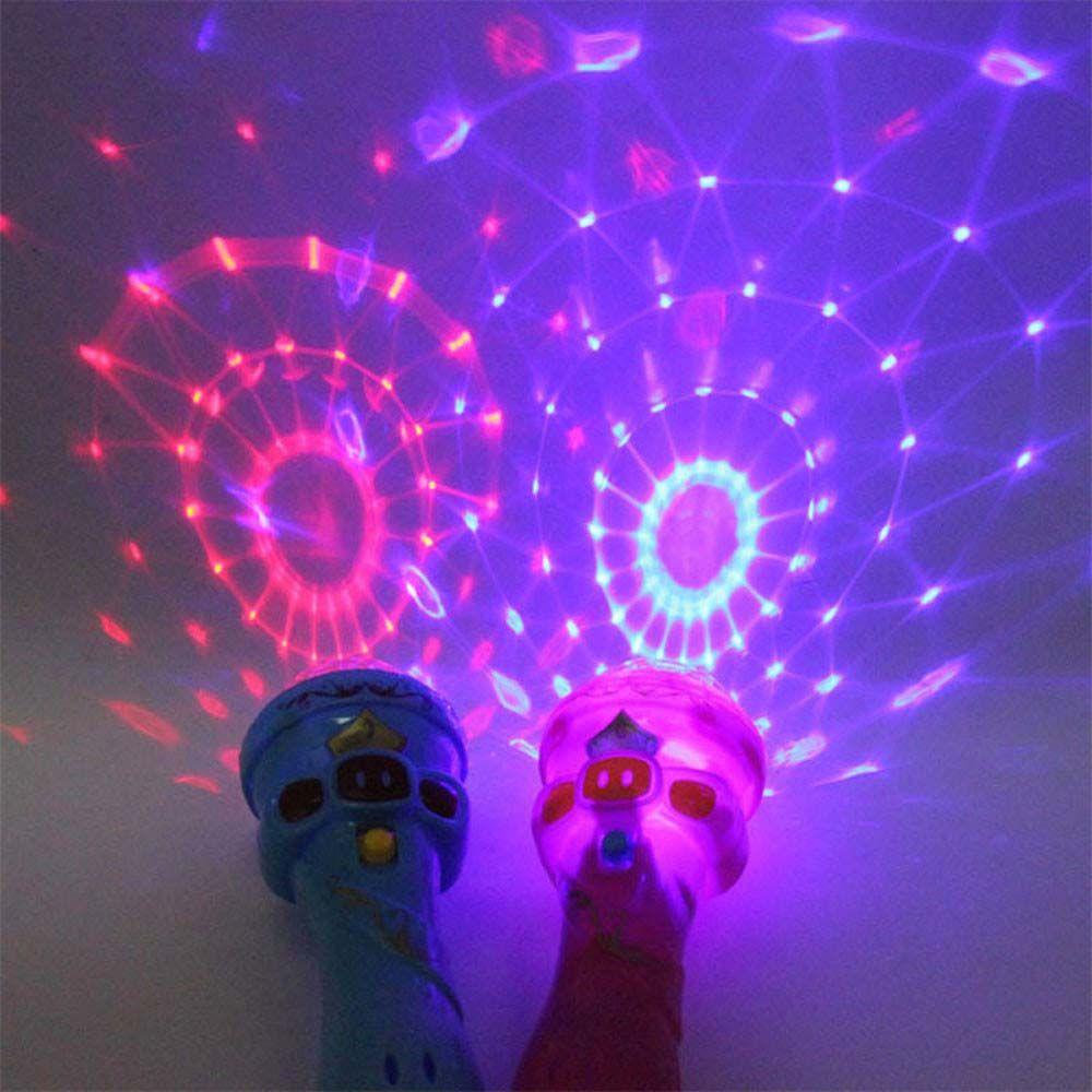 Lanfy Starry Senter Mainan Mini Lighting Gypsophila Led Aksesoris Anak Mainan Mikrofon Cahaya-Memancarkan Glowing Magic Stick