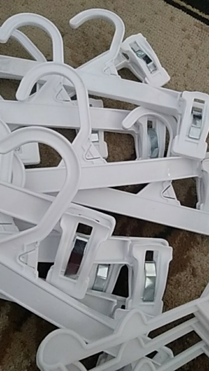 Hanger Jepit 30 Cm / Gantungan Baju Jepit