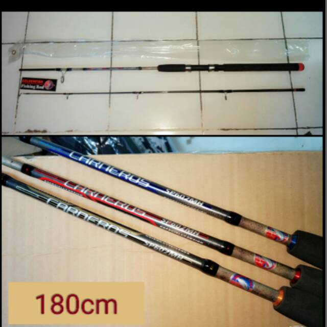 Terlaris Joran Golden Fish Carneros 180cm bahan Carbon