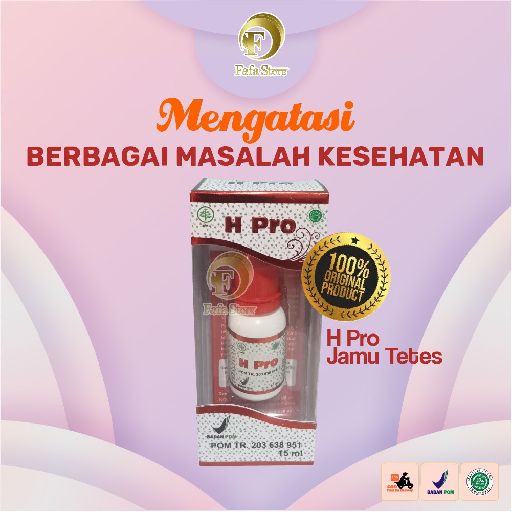 JAMU TETES H PRO(asli)√  BPOM HALAL