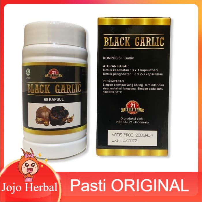 

Kapsul Bawang Hitam | Black Garlic