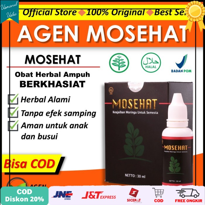 

◾COD◾ MOSEHAT Obat Tetes Herbal Moringa Daun Kelor Atasi Berbagai Penyakit
