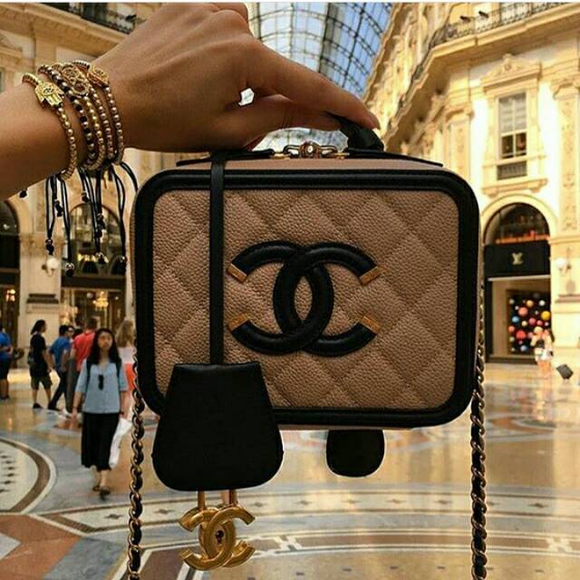 Tas Chanel Box Vanity Semprem