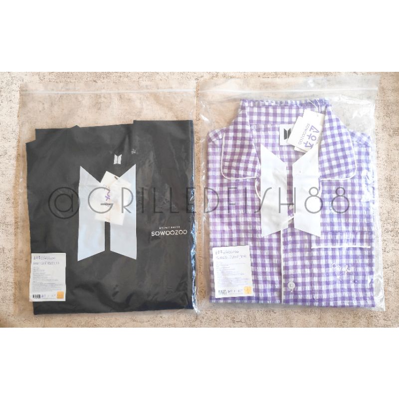 [CEK VARIASI] BTS SOWOOZOO Pajama T-Shirt Piyama | Festa 2021 RM JIN SUGA J-HOPE JIMIN V JUNGKOOK