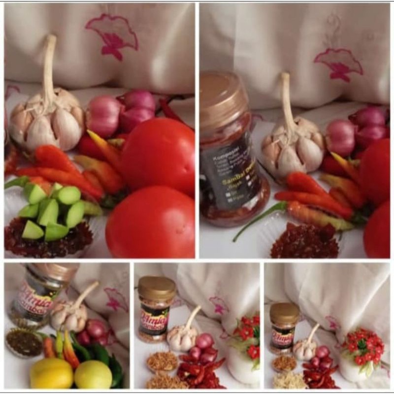 

Aneka Sambal D4MIA (Sambal Bajak, Sambal Pete, Sambal Hijau, Sambal Kering Ebi, Sambal Kering Teri Medan)