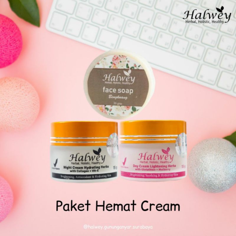 Halwey Paket Hemat Cream