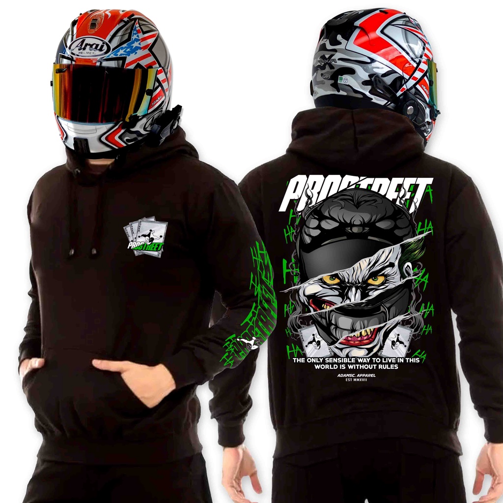 Jaket Hoodie Sunmori PROSTREET JOKER V2 Terbaru