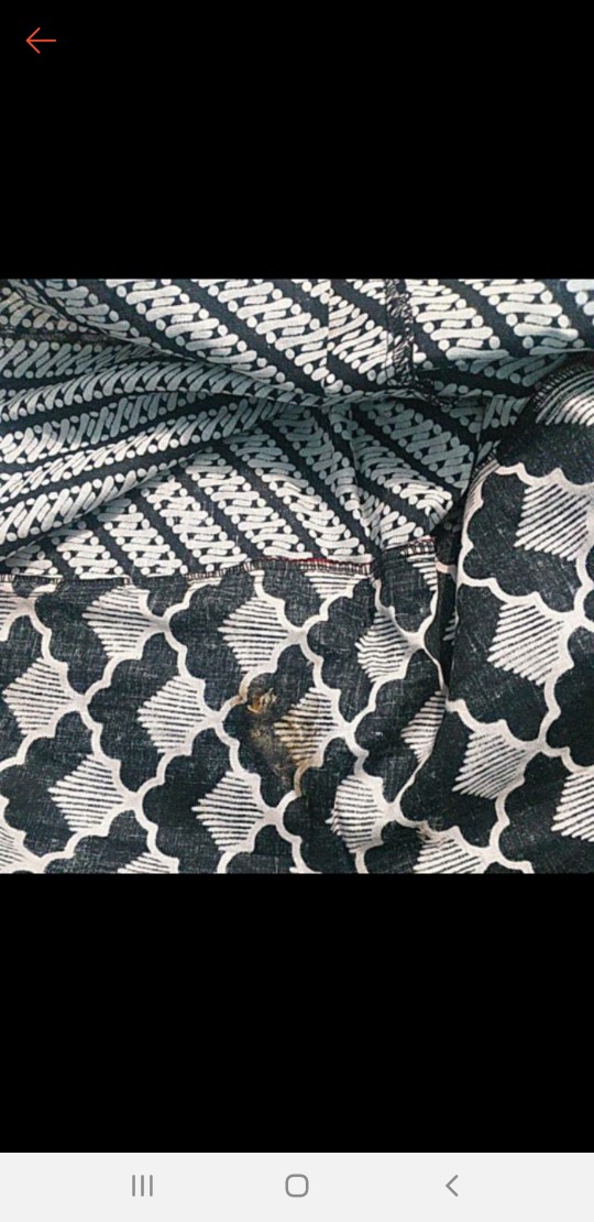 Blus Monokrom Kombi Lavenia Atasan Baju Batik Wanita Kantor Kerja  Elegan Kekinian