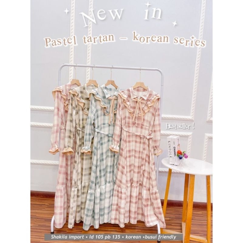 gamis wanita kotak-kotak