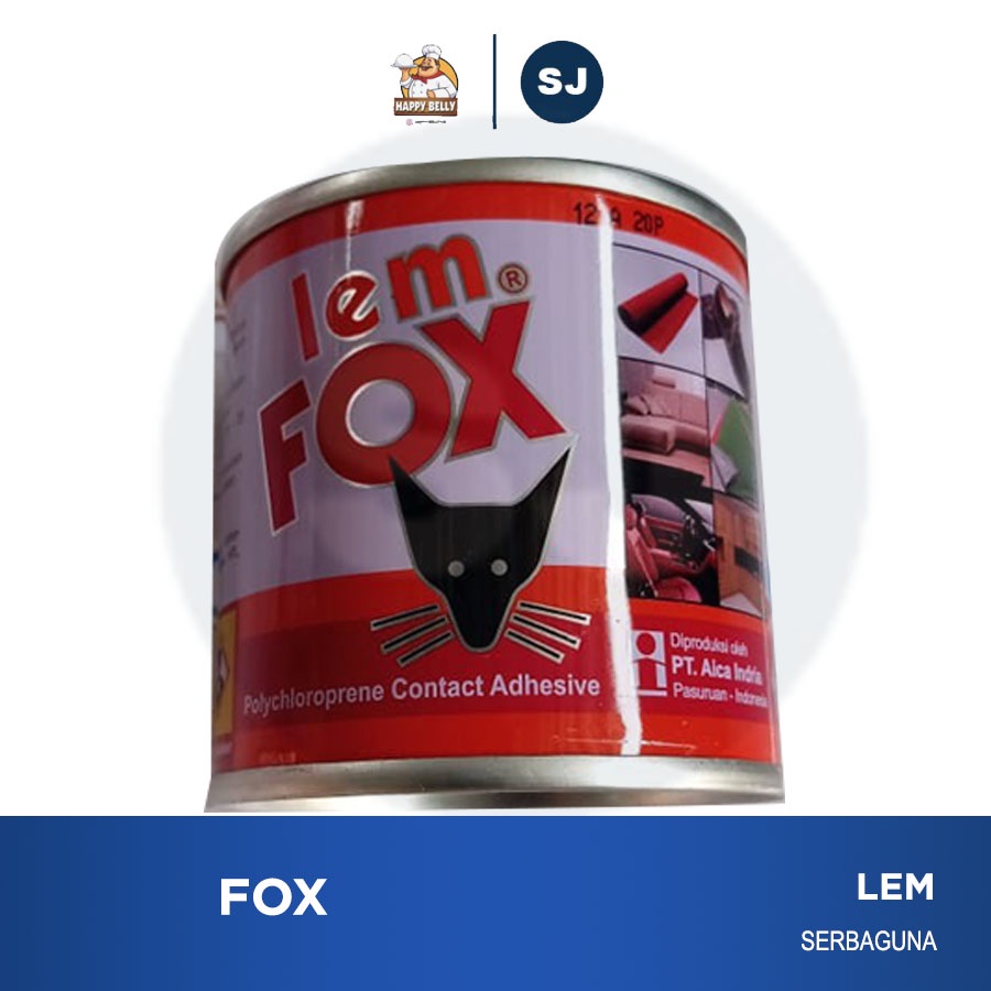 

LEM FOX KUNING 70 GR / LEM KARPET SENDAL KULIT KAYU HPL KARET