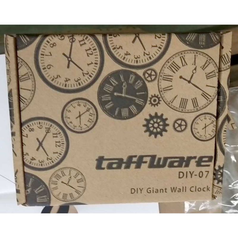 Taffware Jam Dinding DIY Giant Wall Clock Model Kopi Cafe - DIY-07