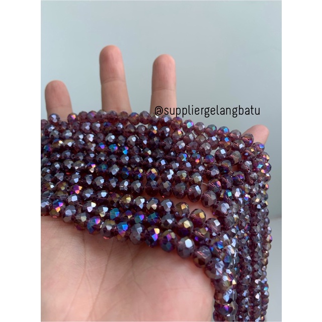 Crystal Ceko 8mm AMETHYST quartz UNGU kecubung KUARSA kuarsa kristal