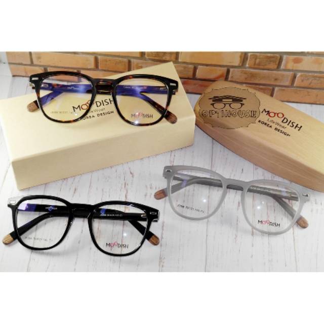 Frame Kacamata Vintage Korea Moodish JS006