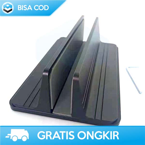 STANDING BRACKET ADJUSTABLE ELEGAN LAPTOP STAINLESS STEEL MULTIFUNGSI