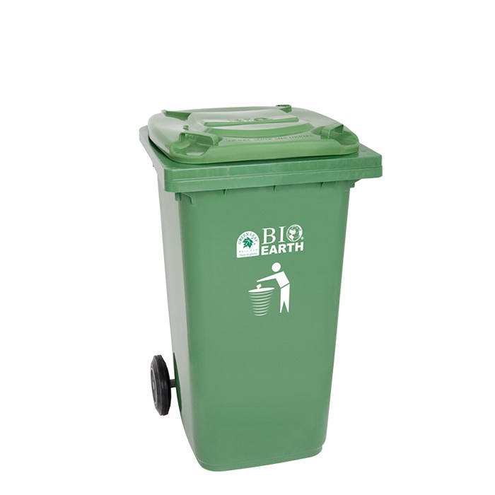 KOTAK SAMPAH RODA 2318 BIO Dustbin 180L / Tempat Sampah TONG SAMPAH GREENLEAF