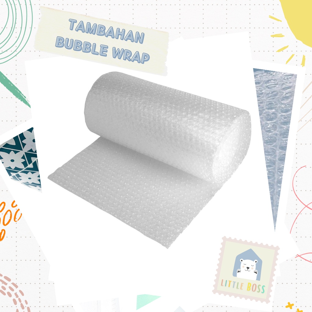 

Tambahan Bubble Wrap / Packing Lebih Aman LITTLE BOSS
