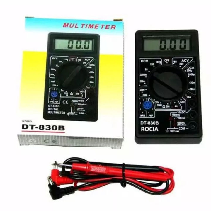 Digital Multitester Avometer DT-830B DT830B Mini Digital Multimeter - Multi Tester Avo meter Digital