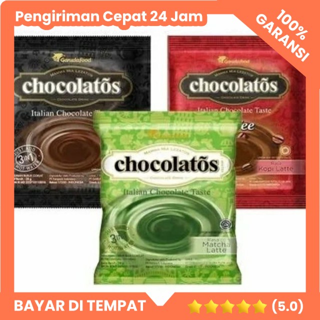 

Chocolatos Drink 28gr Renceng isi 10 Coklat Macha Coffee Snack Hampers Rembang