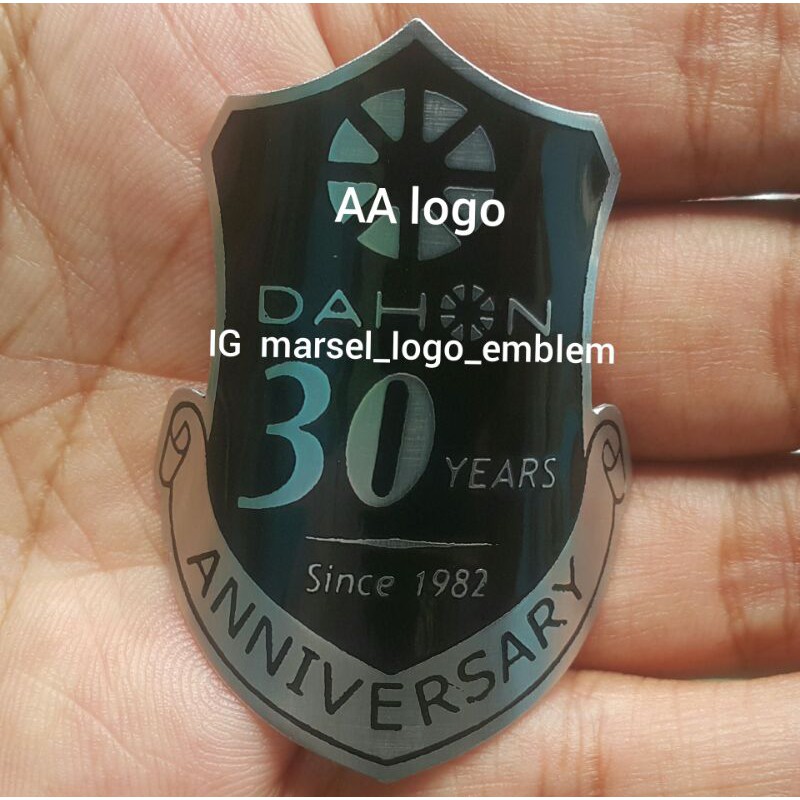 emblem sepeda DAHON ANNIVERSARY