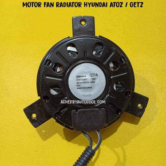 """] Motor Fan Radiator Hyundai Atoz / Getz