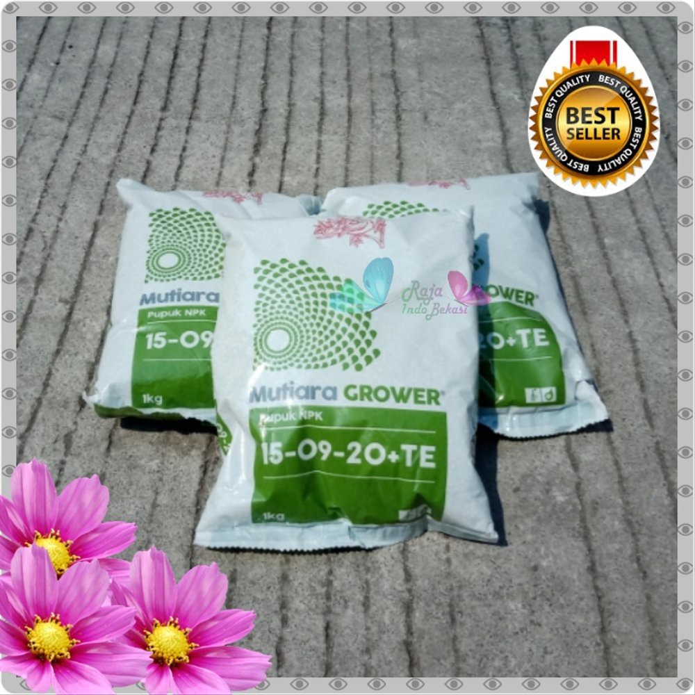 Dijual ORI PUPUK MUTIARA 150920 TE 1kg PUPUK NKP UNTUK BUNGA BUAH MUTIARA GROWER 15-09-20 TE terbaik