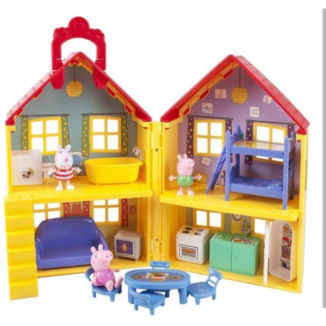 peppa pig school and bus playset