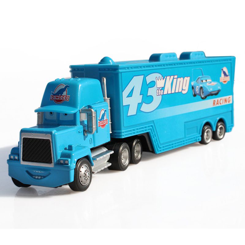 22cm Cars Mack Lightning McQueen King Jackson Storm Racer Truck Car Kids Gift Toy  Car Model Toy Alloy Truck