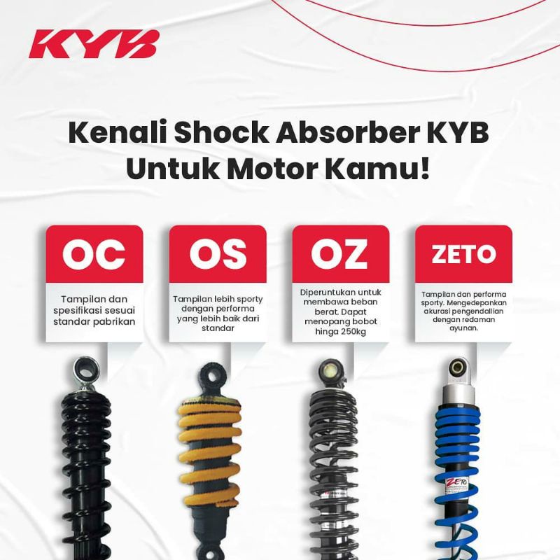 Shockbreaker Monoshock S Series Kayaba Zeto Kyb Uk 232mm Honda Sonic 150R Pnp Supra Gtr 150R