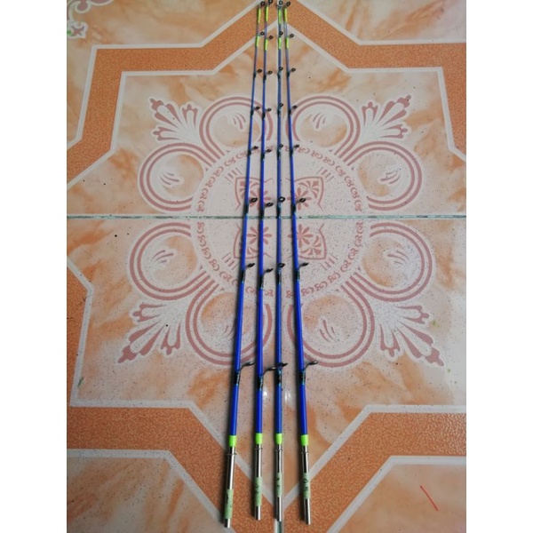 Sambungan atas joran NILA/UDANG tanpa sok sambungan