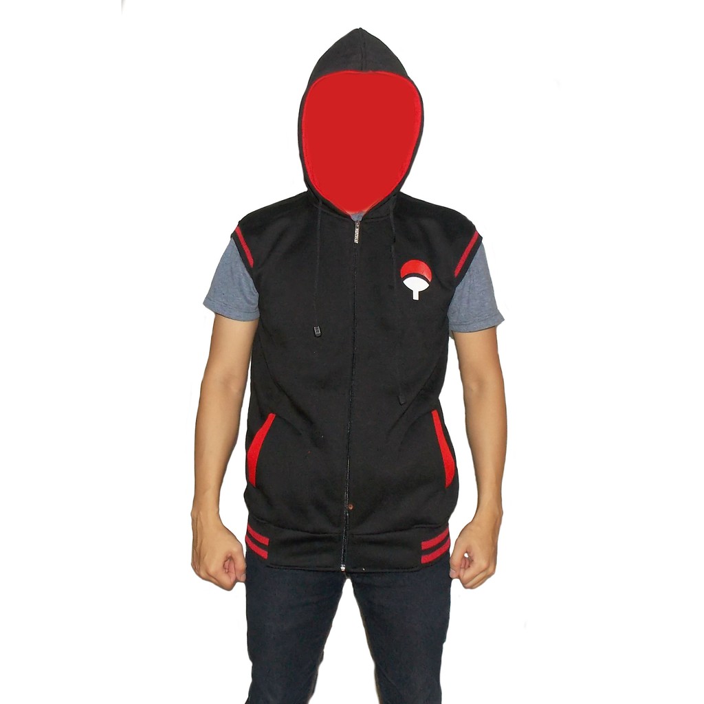 Rompi Uchiha Clan - Rompi Hoodie Naruto Uchiha Clan - Jaket naruto Uchiha Clan - Jaket Hoodie Naruto