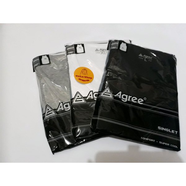 SINGLET AGREE | KAOS DALAM AGREE | SINGLET PRIA