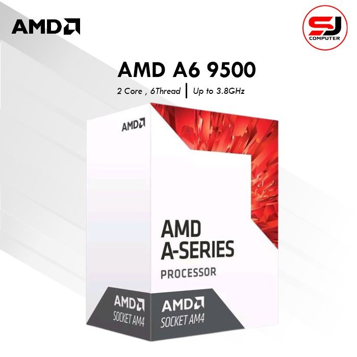 Processor AMD A6-9500 3.5Ghz Up To 3.8Ghz Processor Bristol Ridge APU (AM4) BOX