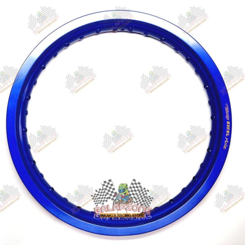 Velg racing Rim 17 x 18.5mm Excel takasago asia blue